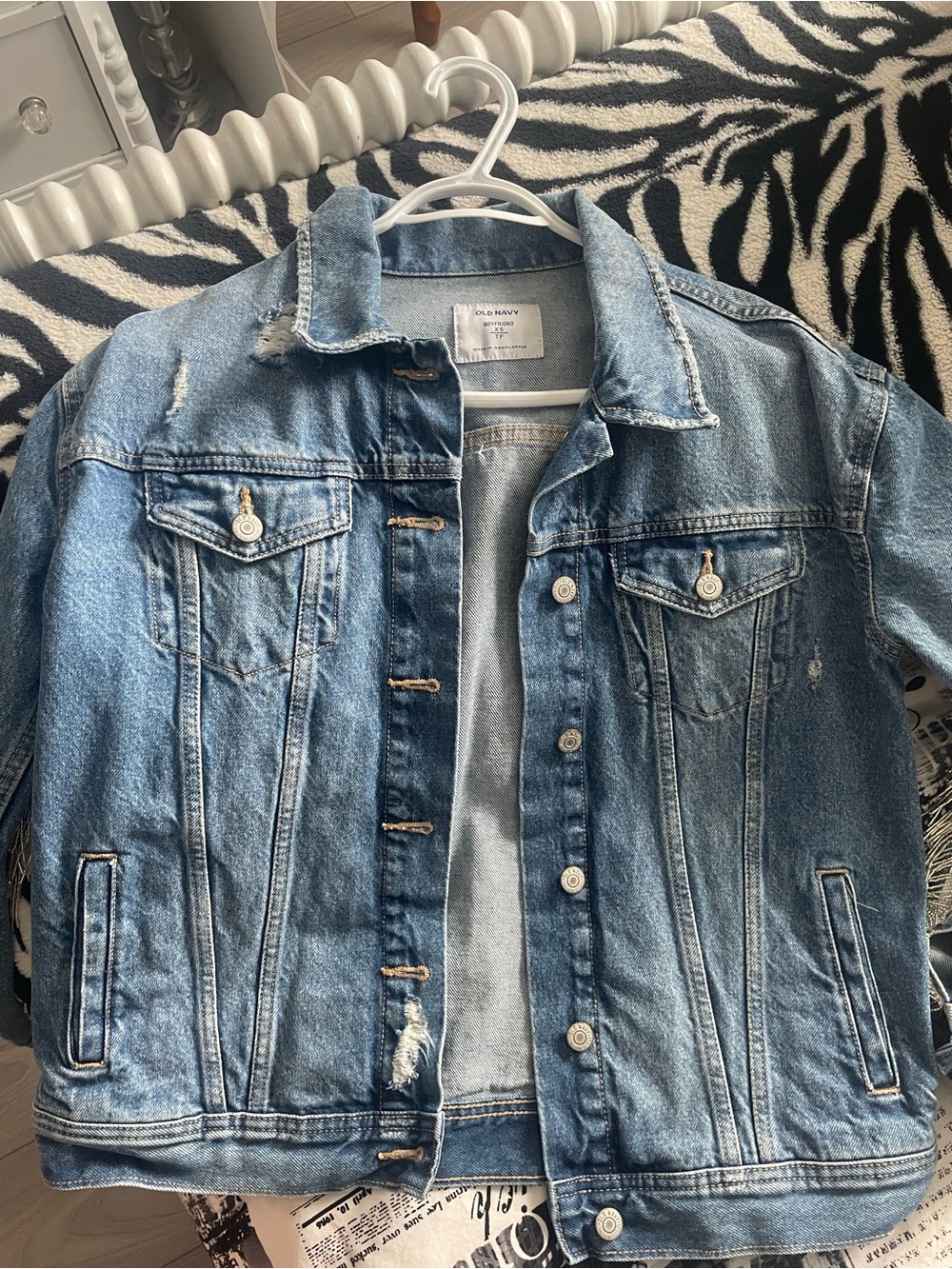 Fringe Jean Jacket - Picture 3 of 5